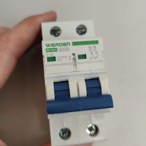 Interruptor magnetotérmico 2P 16A (Diferencial)